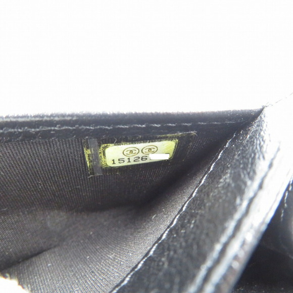 CHANEL Camellia Cocomark No. 15 Black Card Case - Picture 6 of 8